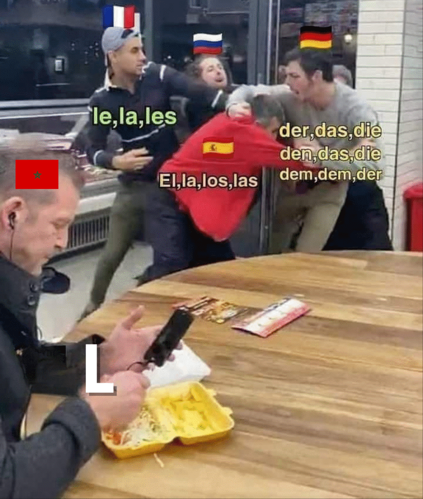 How long does it take learn Moroccan Arabic meme 7