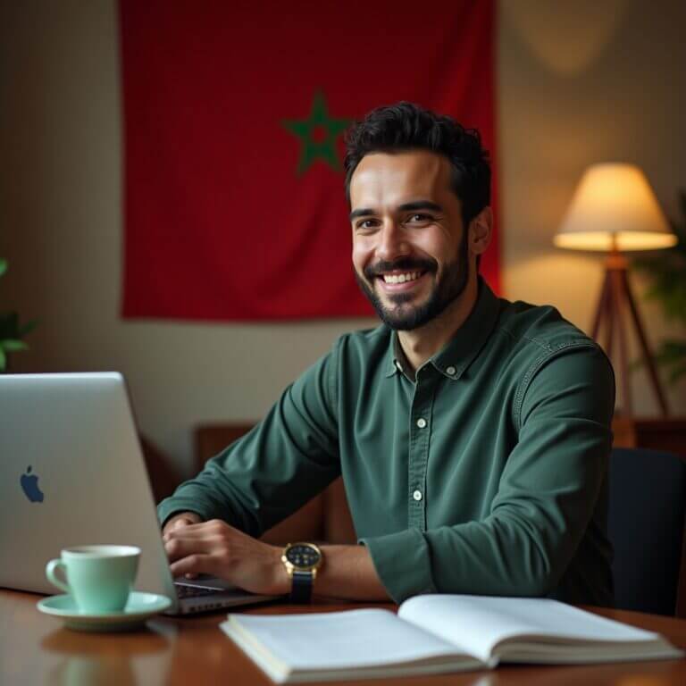 learn moroccan arabic darija guy smiling